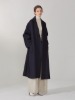 [유이 착용][캐시미어 30%] LE MUSEE_MAGOT Cashmere-Blend Handmade Coat_Royal Navy