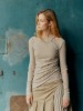 LES Cutout Double Layered Side String Wool Top_Beige