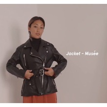 [다샤킴] Matisse Lambs Leather Rider Jacket_Zet Black