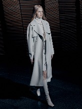 DIANA Cashmere Blended Handmade Trench Coat_Ivory