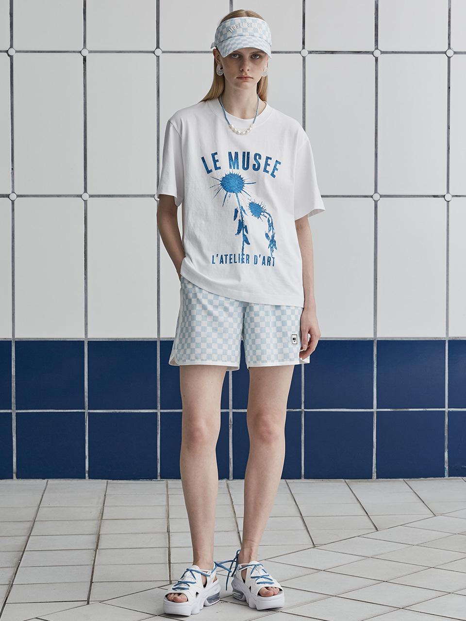 FLEUR LE MUSEE Print T-shirt_White